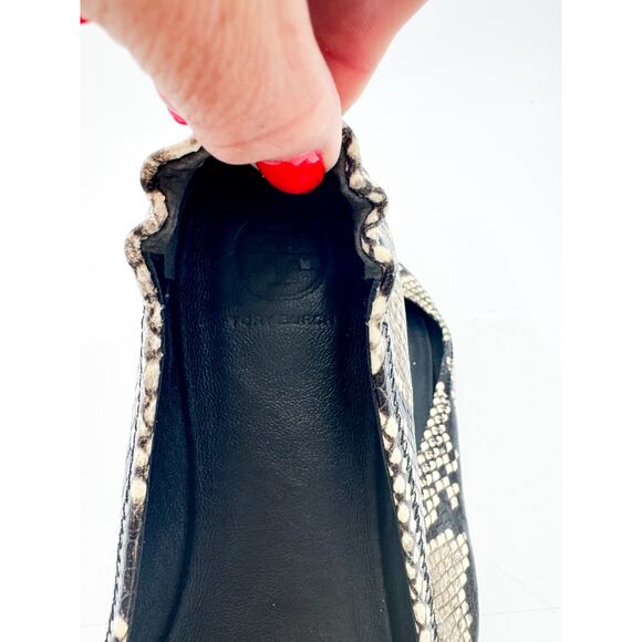 Tory Burch | Shoes | Tory Burch Minnie Travel Ballet Flat  Tory Burch Snake Print Travel Minnie Ballet Flat Size 7.5